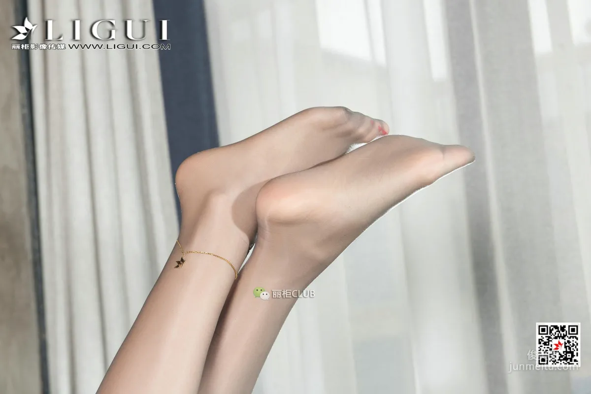 Model 梦琪欣《灰丝OL美腿》 [丽柜Ligui] 写真集5