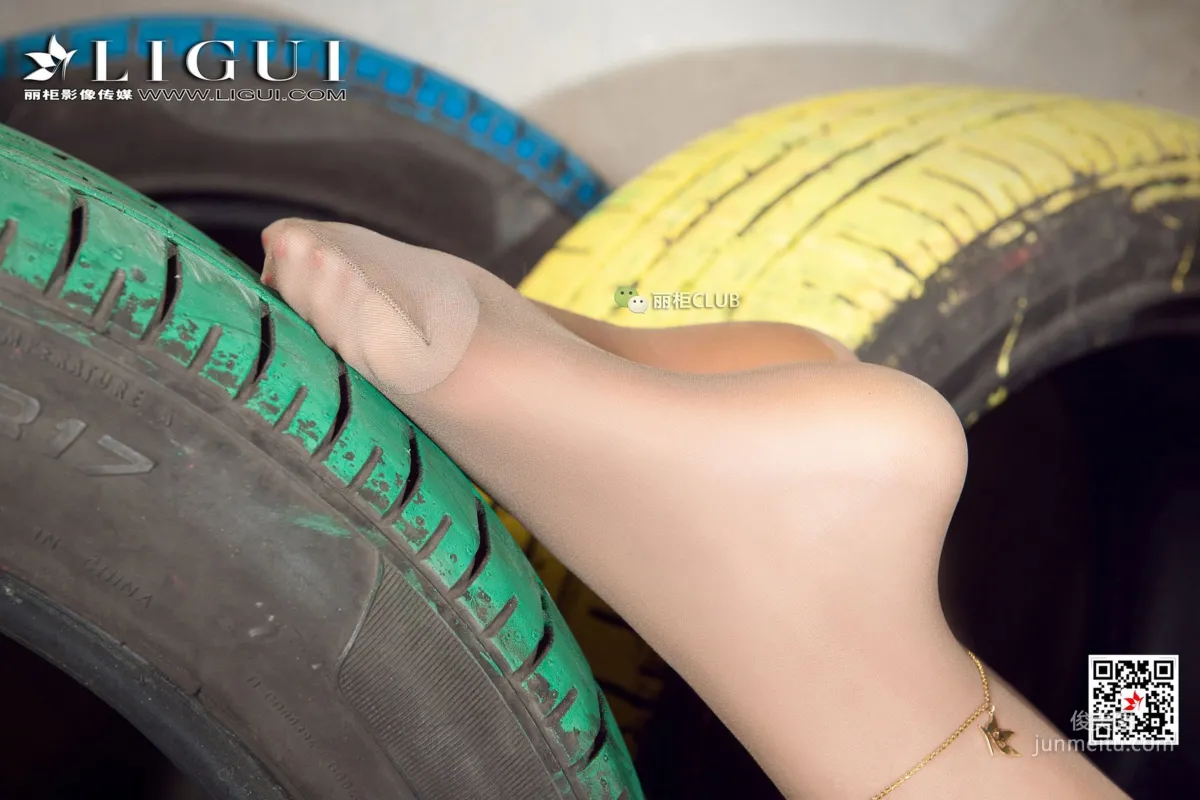 Model 然然《监狱运动女郎》 [丽柜Ligui] 写真集6