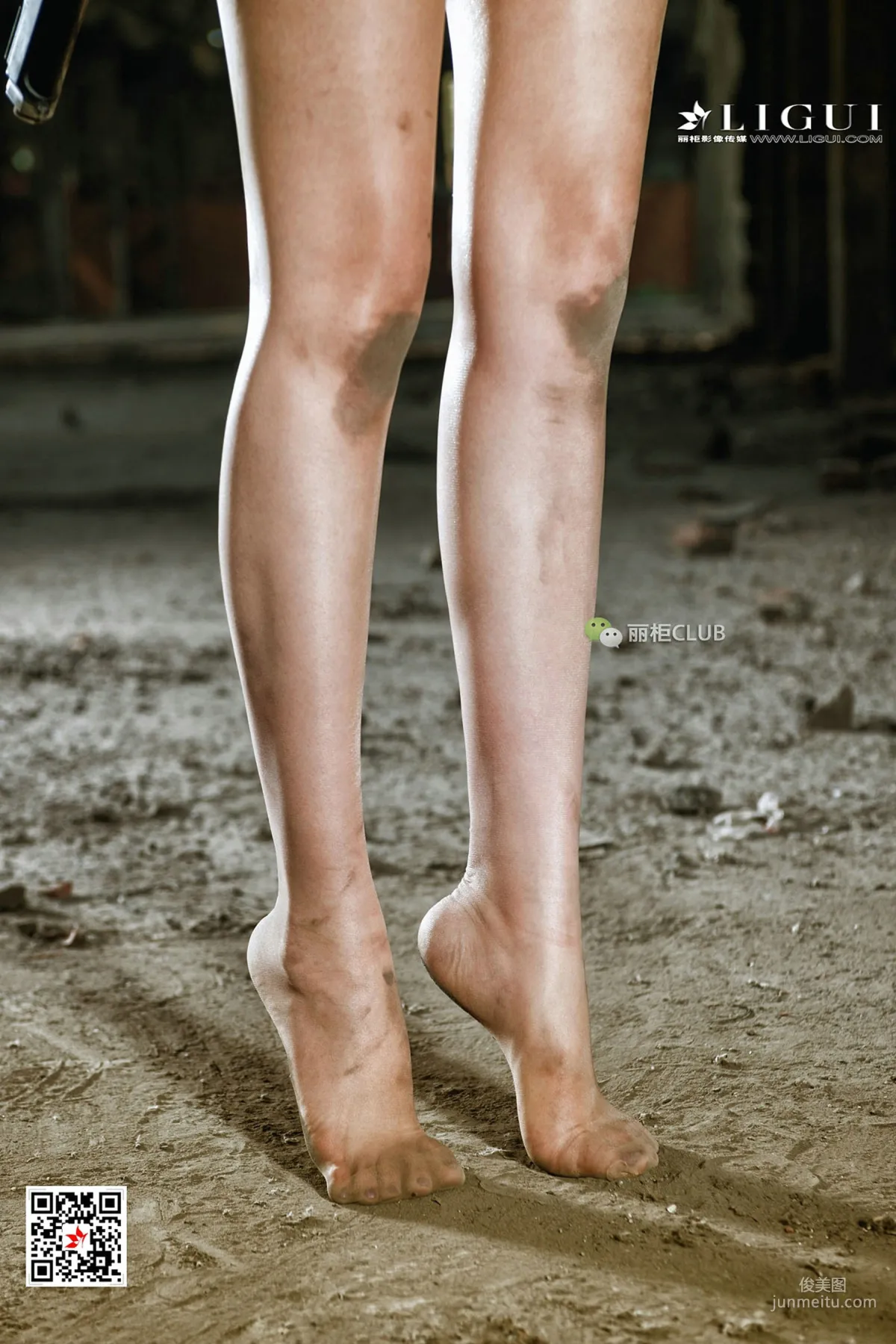 Model 黄芬《女兵美腿丝足》 [丽柜Ligui] 写真集49