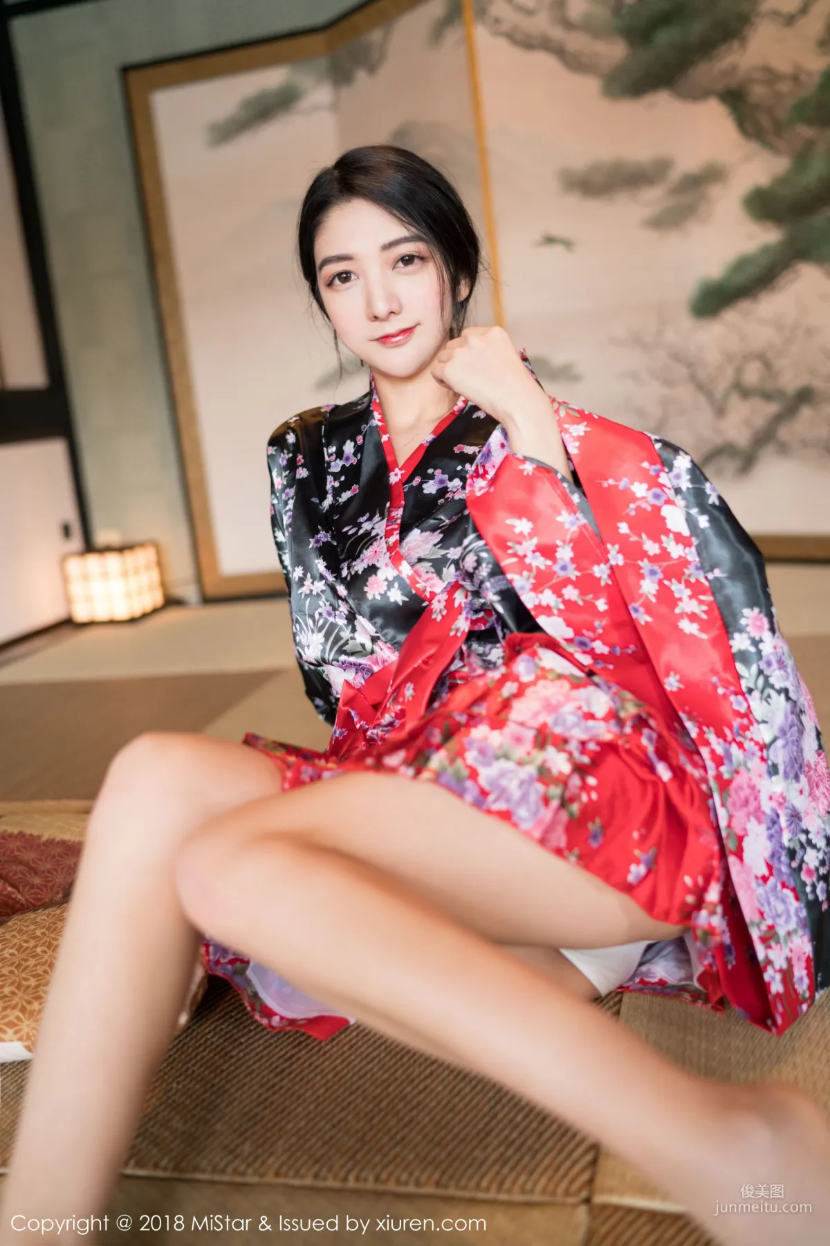 小熱巴《開背毛衣+和服+OL職場》 [魅妍社MiStar] VOL.213 寫真集 14