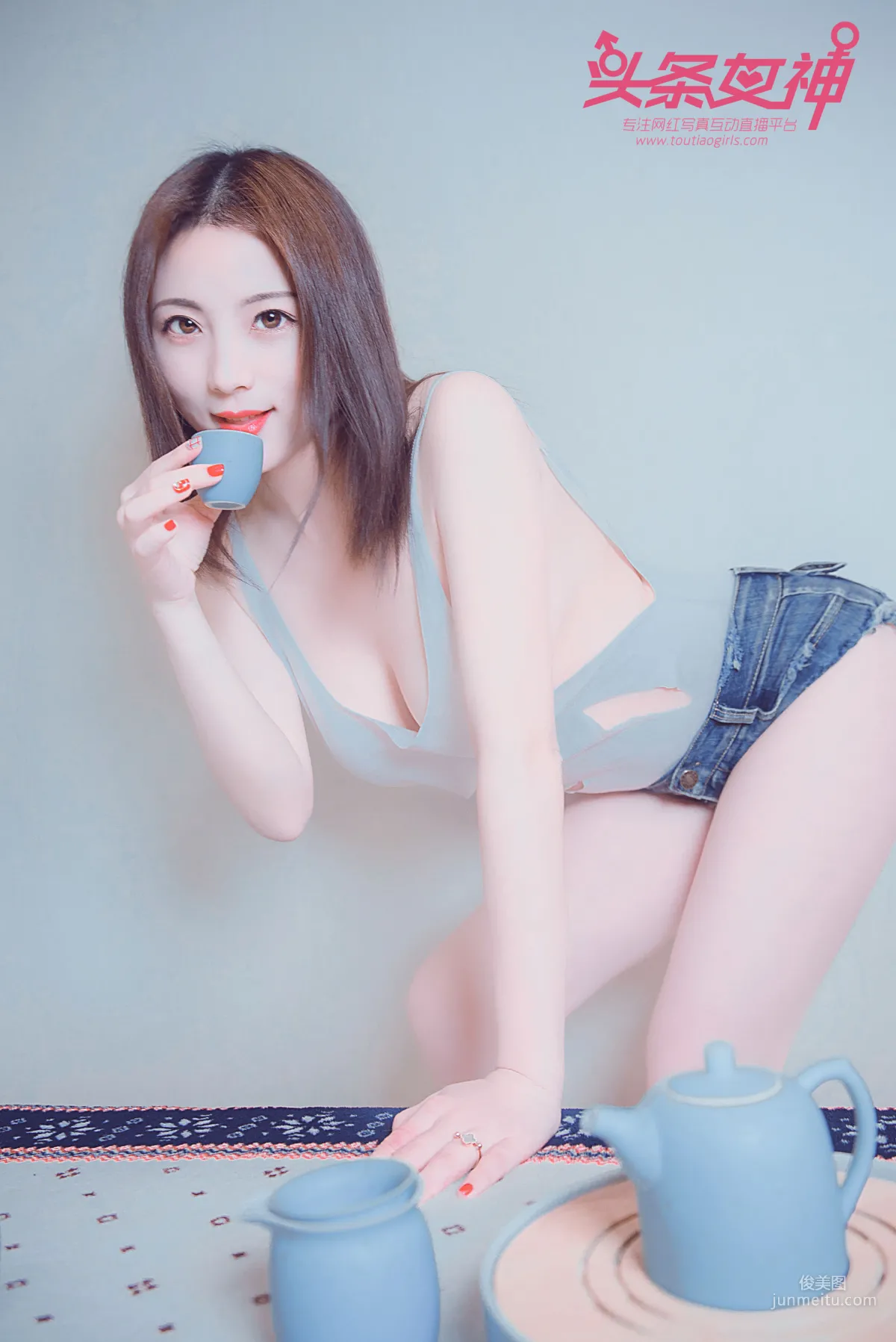 迪愛兒《波濤跨欄背心》 [頭條女神Toutiaogirls] 寫真集 5