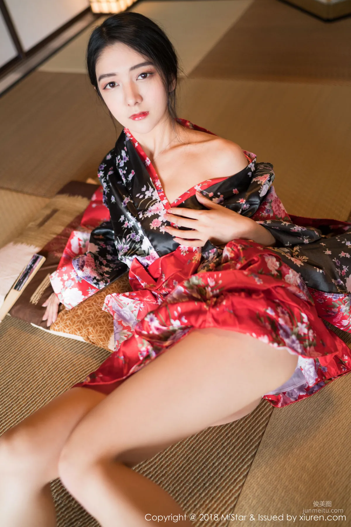 小熱巴《開背毛衣+和服+OL職場》 [魅妍社MiStar] VOL.213 寫真集 15