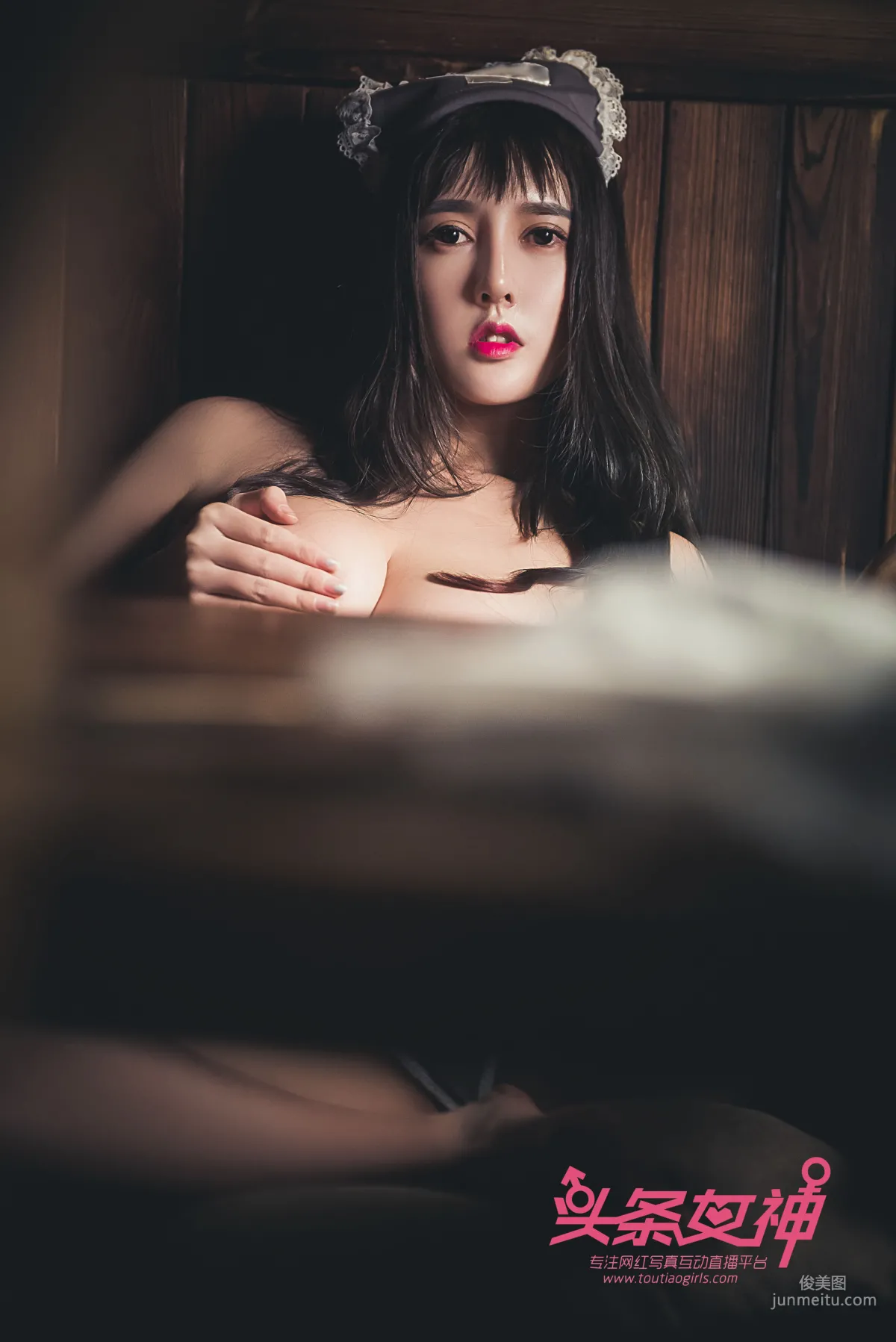 大晗/白一晗《女仆咖啡廳劇情》 [頭條女神Toutiaogirls] 寫真集 46