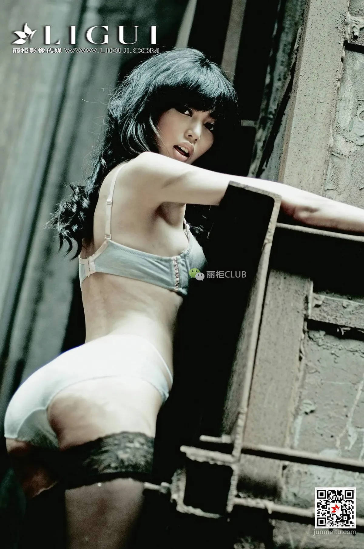 腿模孟露《黑丝人像摄影》 [丽柜Ligui] 写真集33