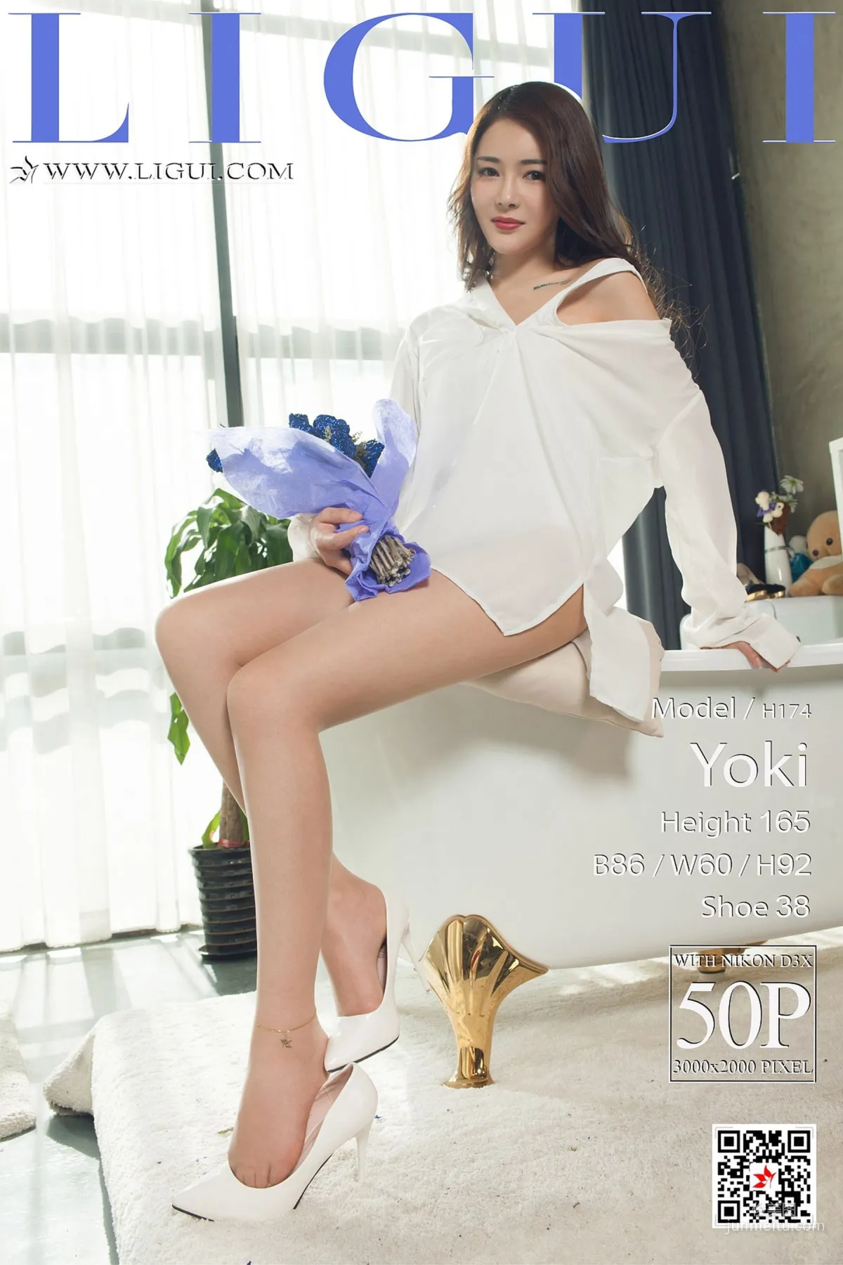 足模Yoki《私房丝足》 [丽柜Ligui] 写真集1
