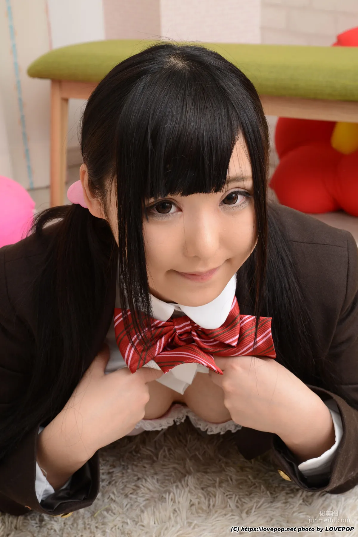 [LovePop] AZUKI あず希《學生裝誘惑》 Set06 寫真集 48