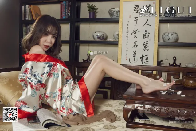 腿模Vicky《古典絲足》 [麗櫃Ligui] 寫真集