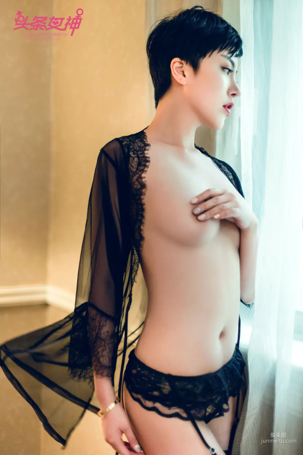 卓然《黑紗白紗》 [頭條女神Toutiaogirls] 寫真集 15