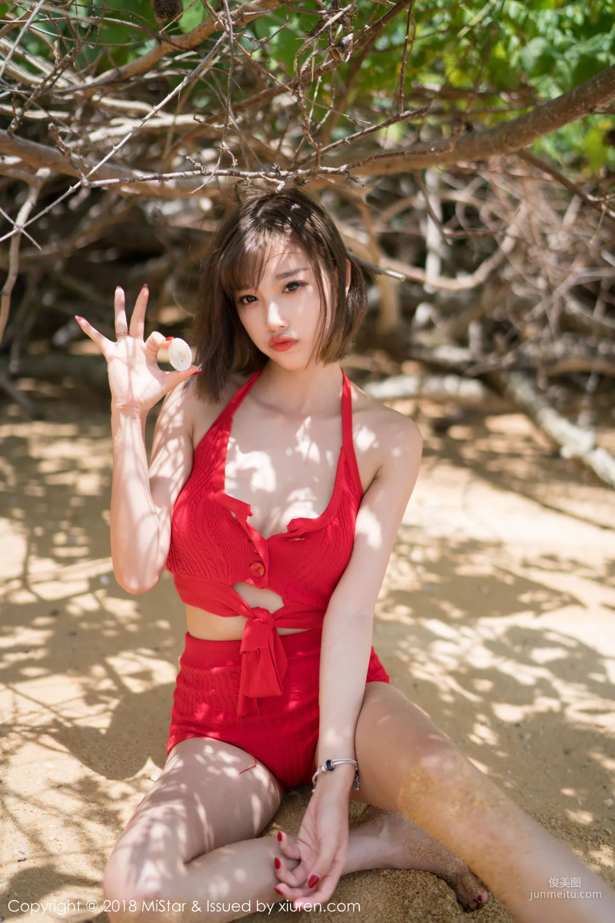 楊晨晨sugar《海邊沙灘濕身誘惑》 [魅妍社MiStar] VOL.219 寫真集 30
