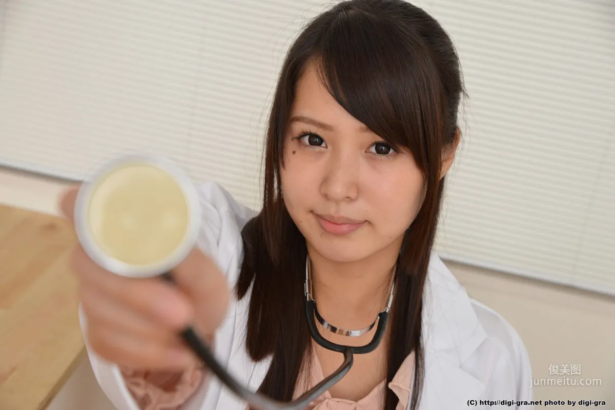 [Digi-Graデジグラ] Tohno Miho 通野未帆《黑絲醫生》 Set09 寫真集 38