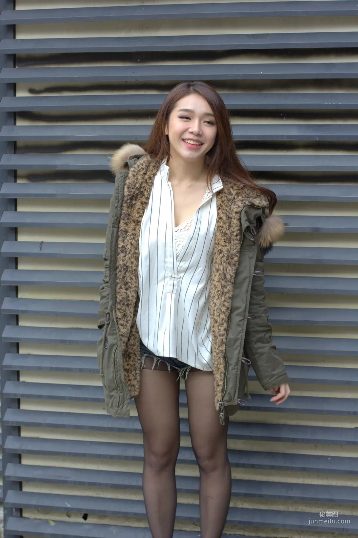 [台灣網紅美女] Baby66 黑絲街拍 寫真集 87