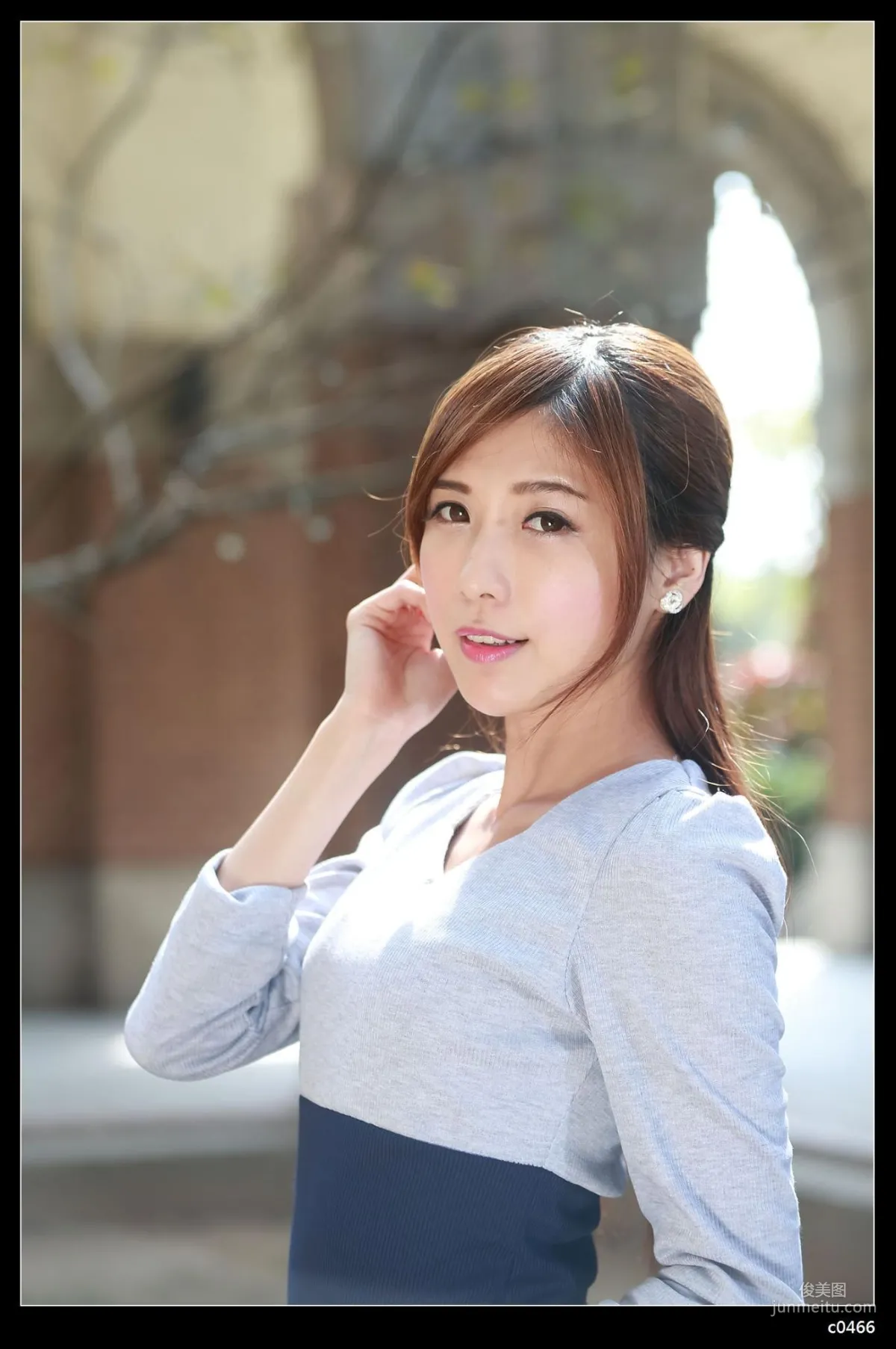 [台湾正妹] Agant小静 NTU外拍黑丝赏 写真集12