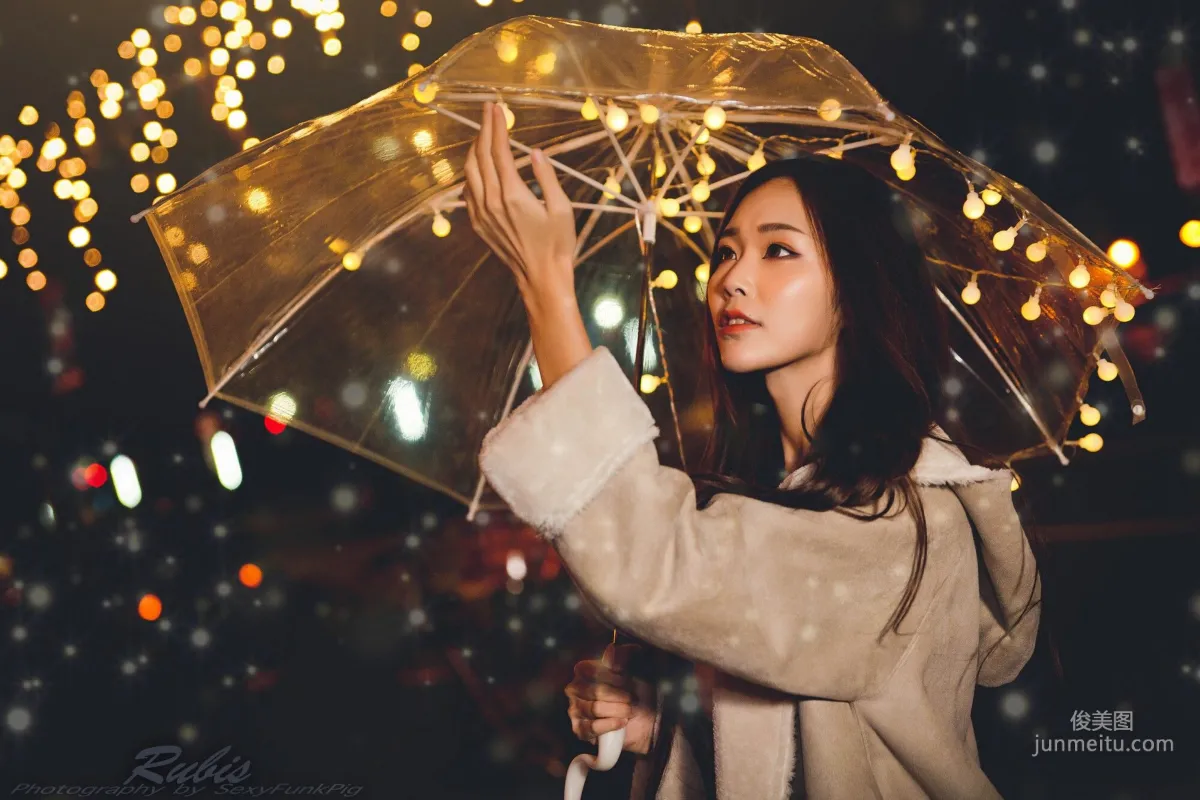 [台灣正妹] 黃上晏Rubis 新北耶誕城夜拍 寫真集 13