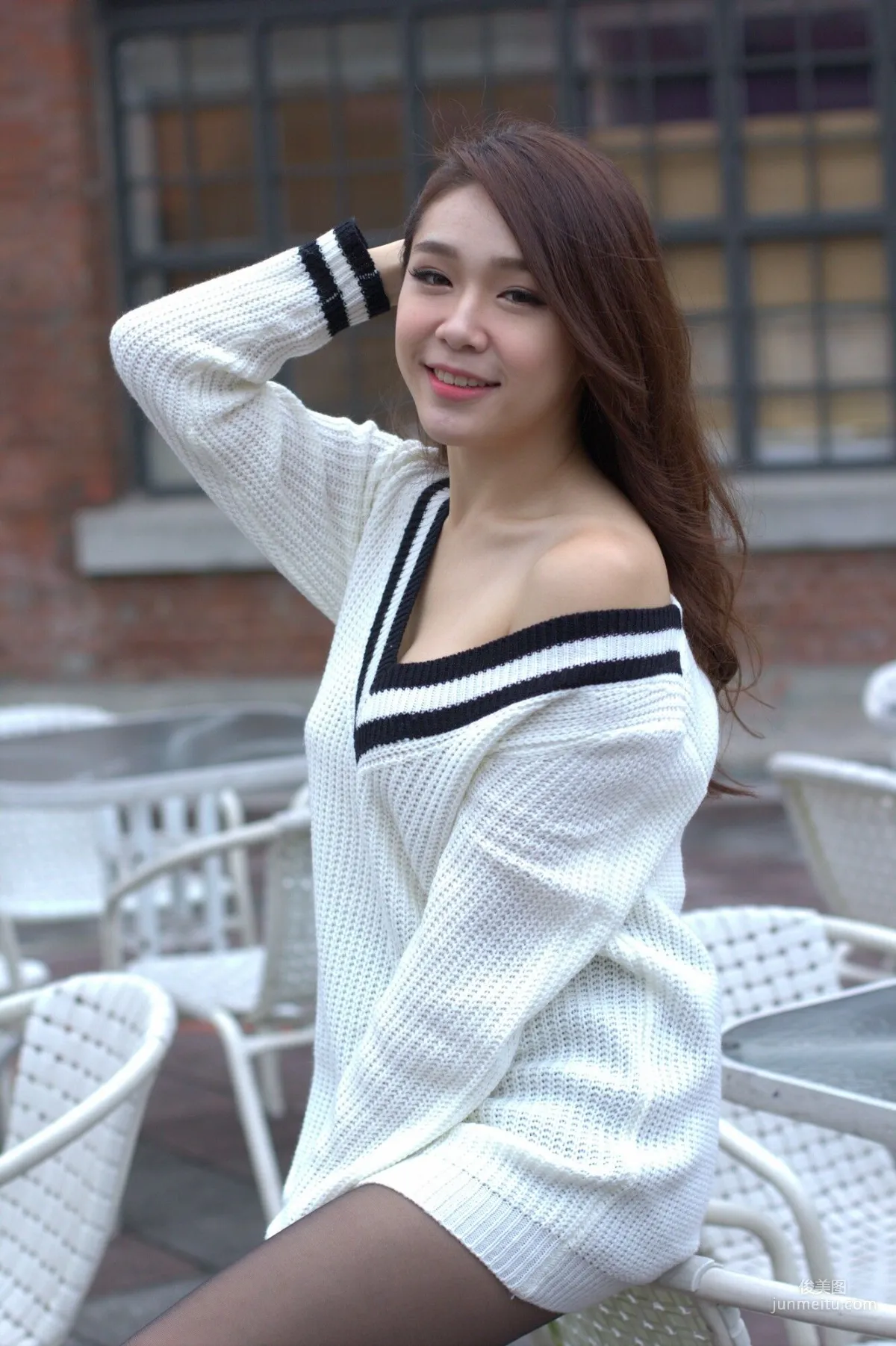 [台灣網紅美女] Baby66 黑絲街拍 寫真集 26