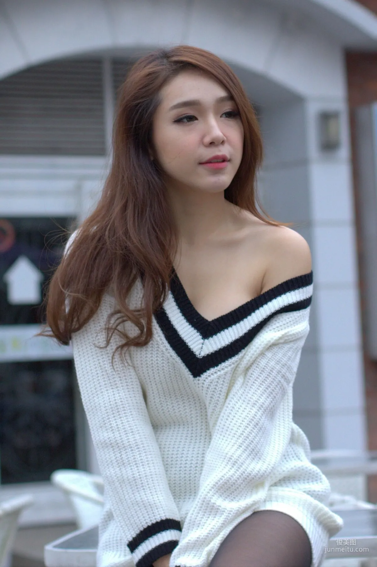 [台灣網紅美女] Baby66 黑絲街拍 寫真集 30