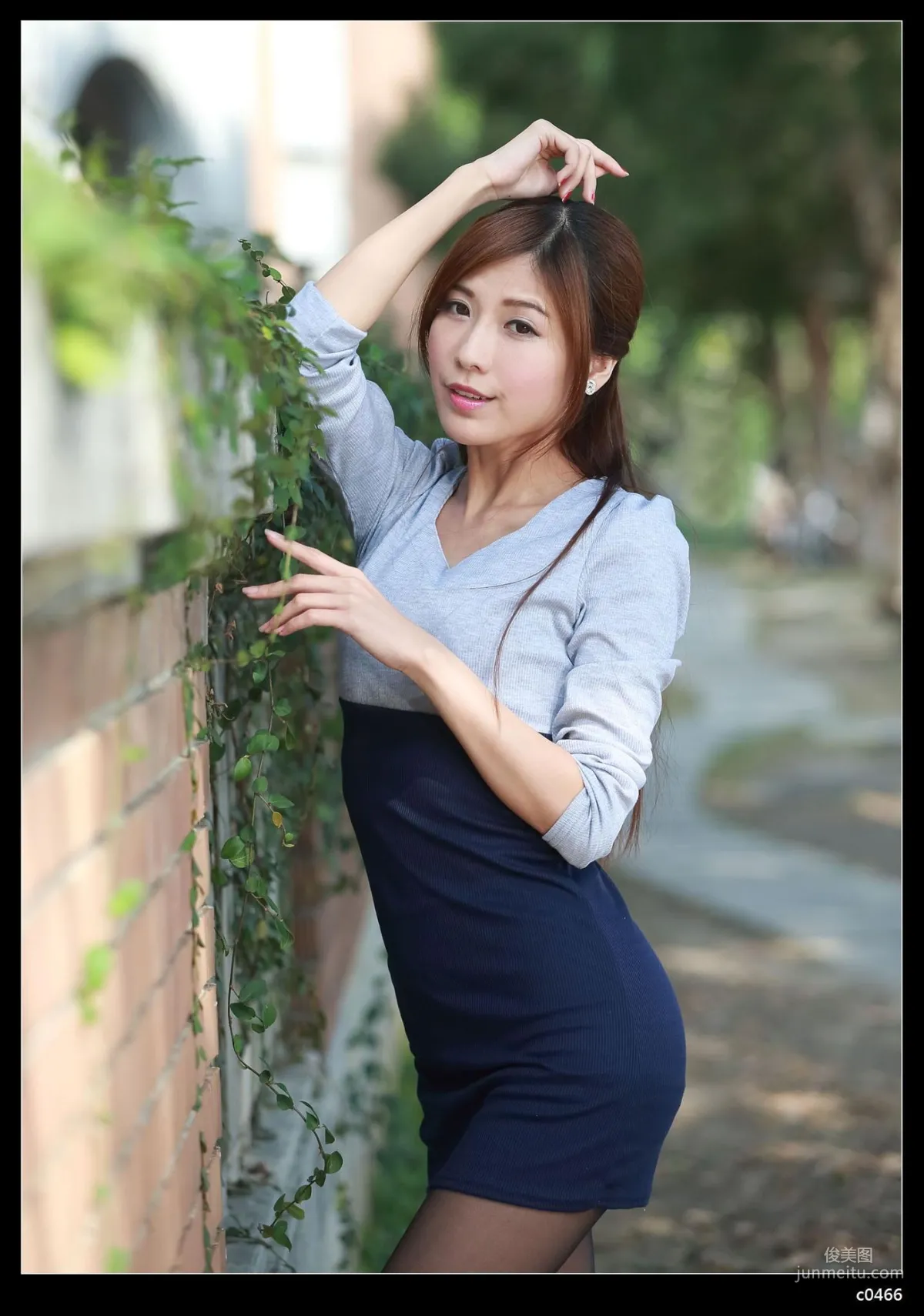 [台湾正妹] Agant小静 NTU外拍黑丝赏 写真集18