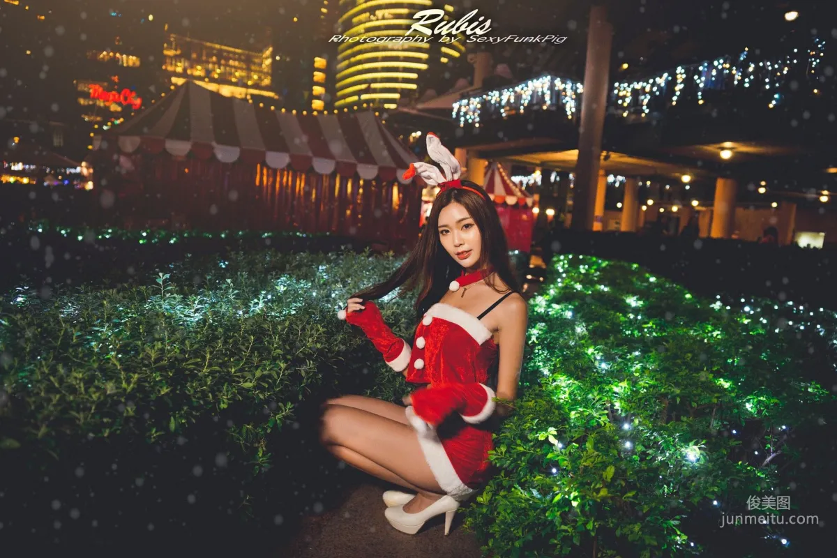 [台灣正妹] 黃上晏Rubis 新北耶誕城夜拍 寫真集 21