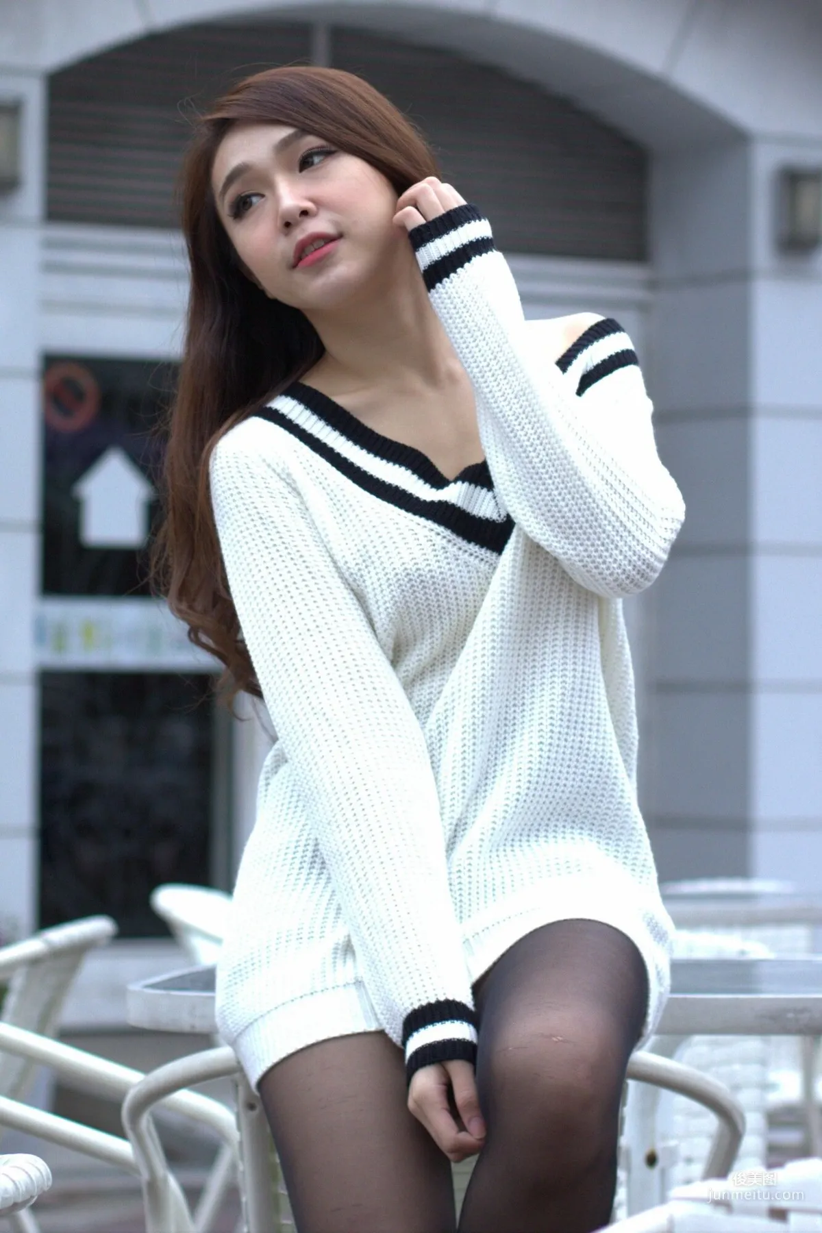 [台灣網紅美女] Baby66 黑絲街拍 寫真集 34
