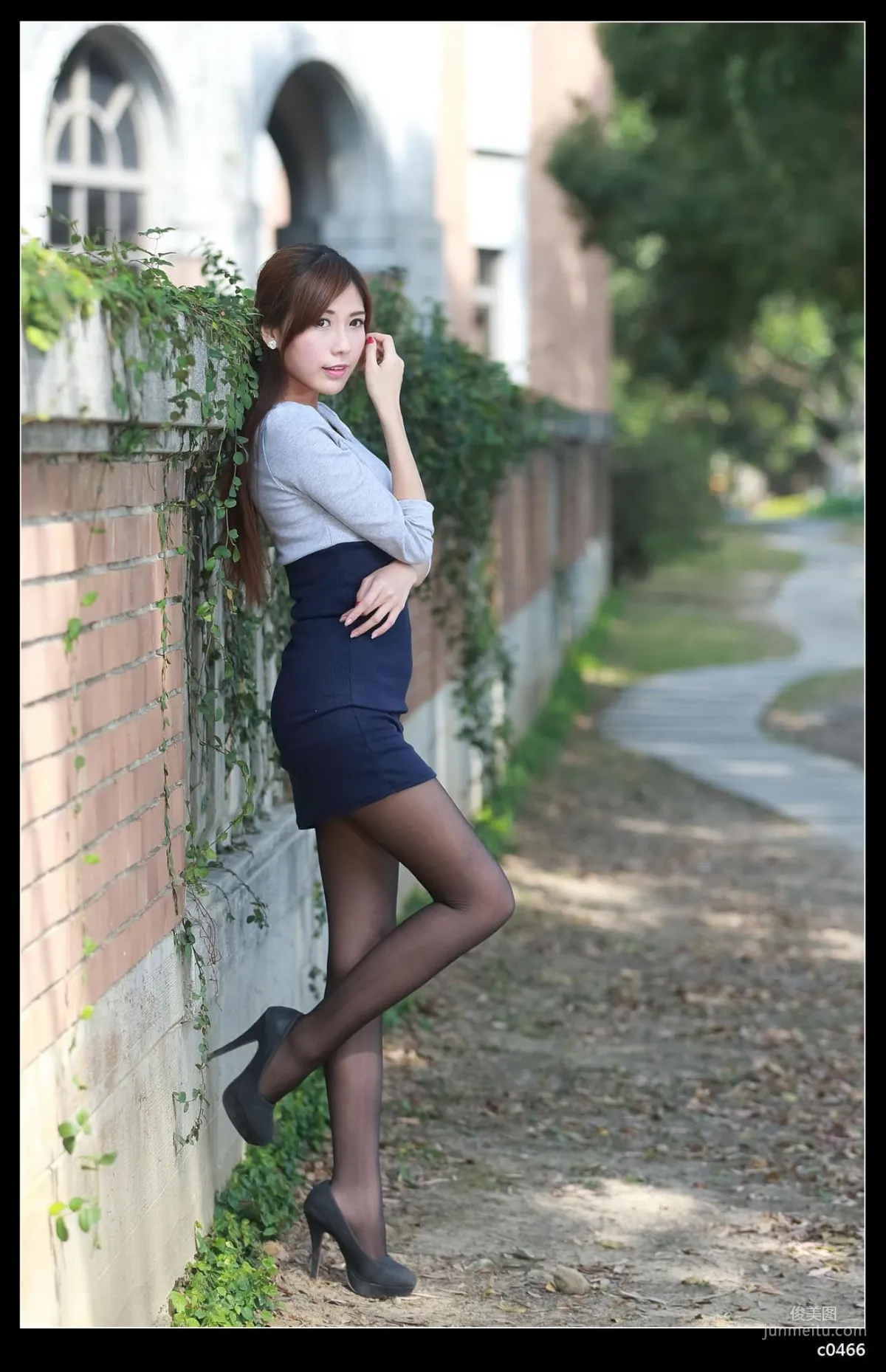 [台湾正妹] Agant小静 NTU外拍黑丝赏 写真集13