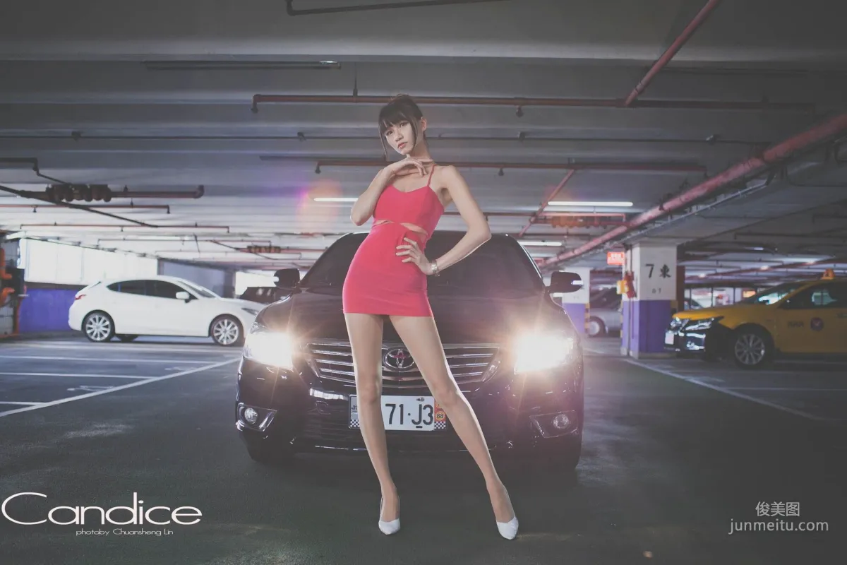 [台灣嫩模] 蔡譯心Candice《車外拍》 寫真集 1
