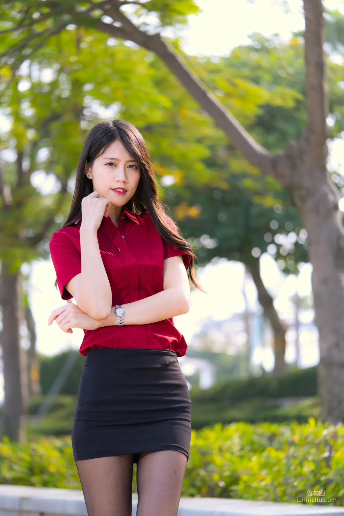 [台灣網紅美女] Candy寶兒《夢時代黑絲街拍》 寫真集 55