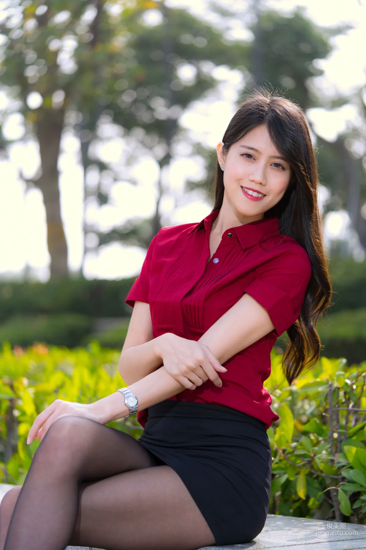 [台灣網紅美女] Candy寶兒《夢時代黑絲街拍》 寫真集 33