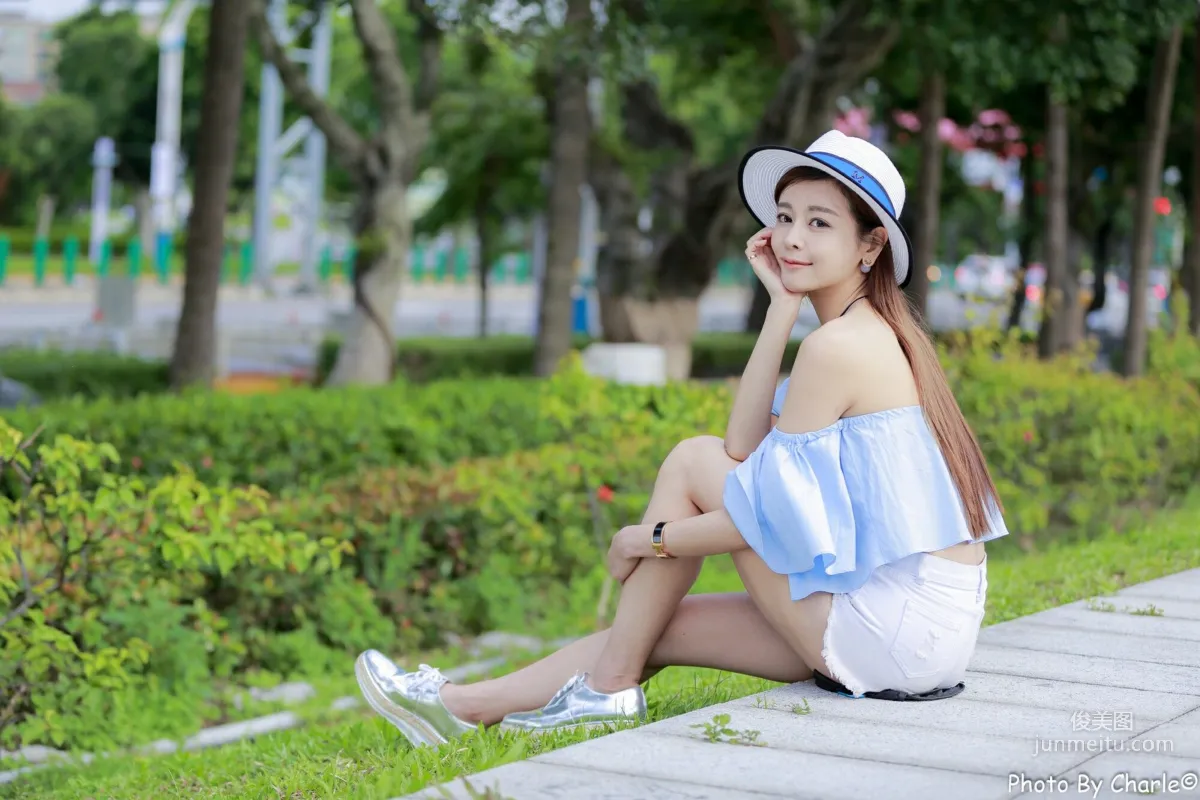 [台灣嫩模] 韓羽《圓山花博外拍》 寫真集 30