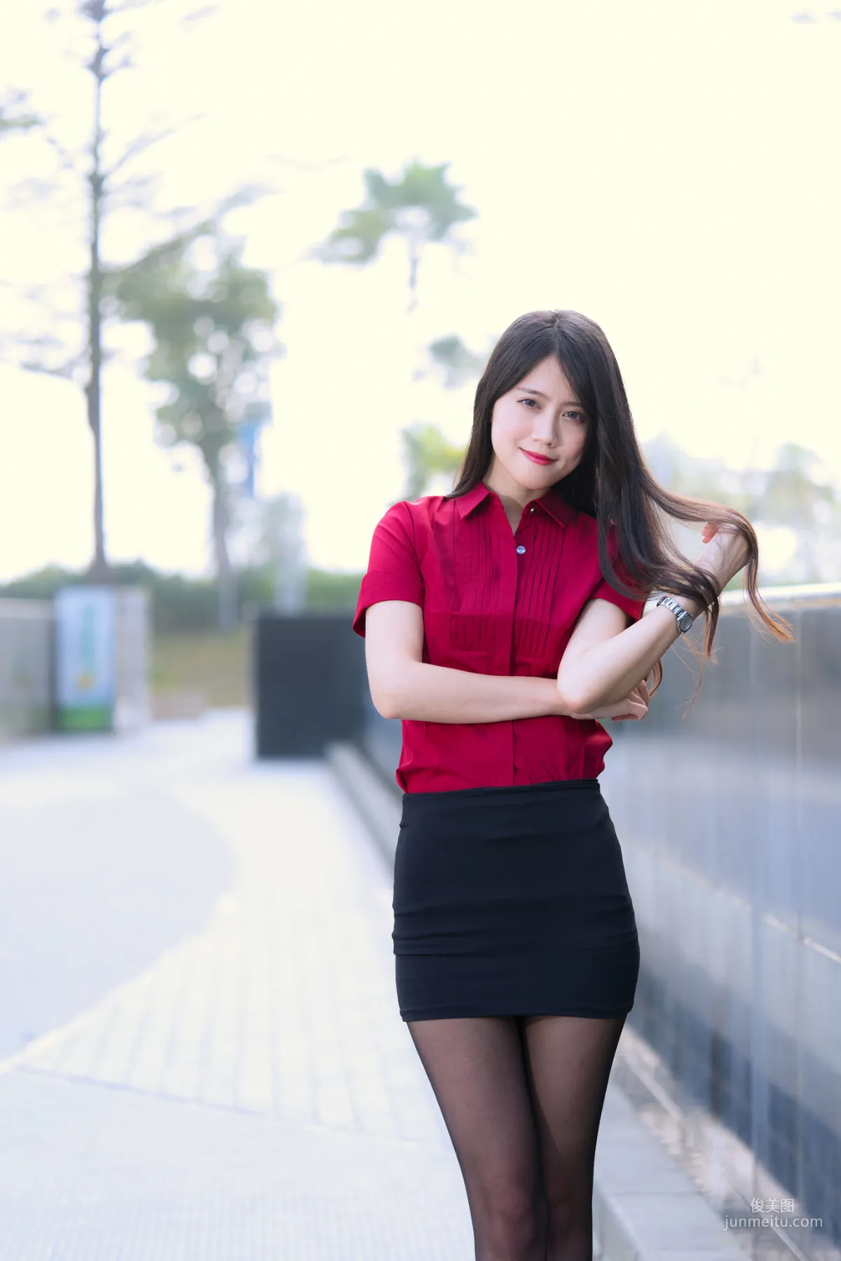 [台灣網紅美女] Candy寶兒《夢時代黑絲街拍》 寫真集 28