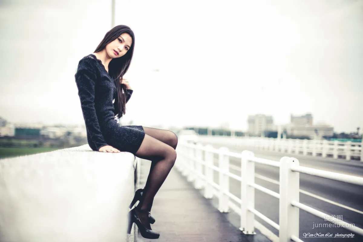 [台灣嫩模] Jenny《黑絲外拍》 寫真集 4