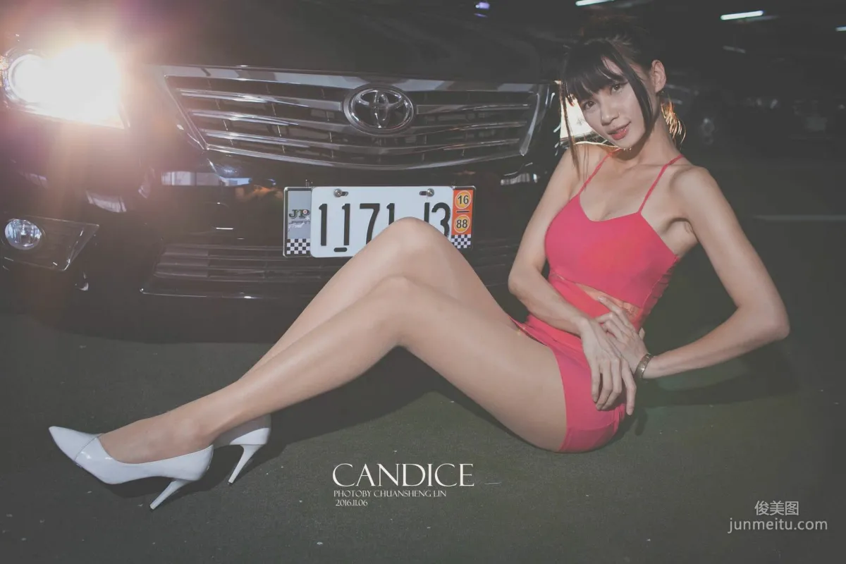 [台灣嫩模] 蔡譯心Candice《車外拍》 寫真集 17