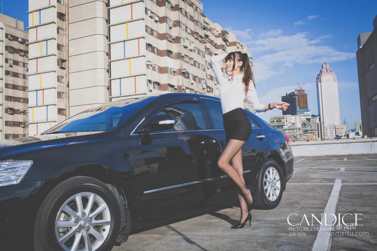 [台灣嫩模] 蔡譯心Candice《車外拍》 寫真集 27