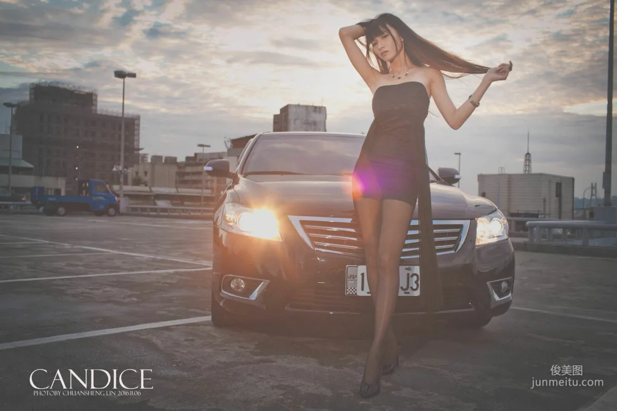 [台灣嫩模] 蔡譯心Candice《車外拍》 寫真集 70