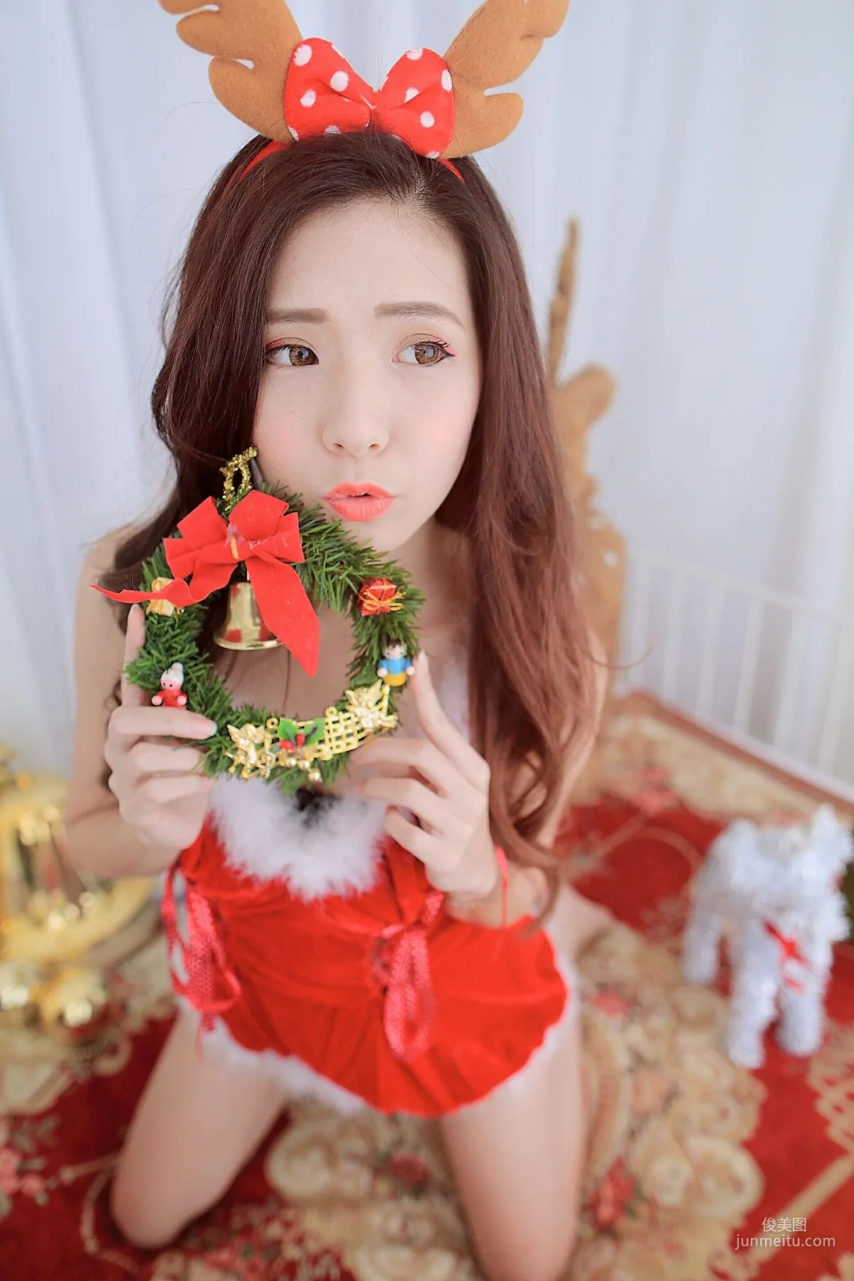 [台灣女神] 吳諾DUDU 聖誕棚拍 寫真集 49