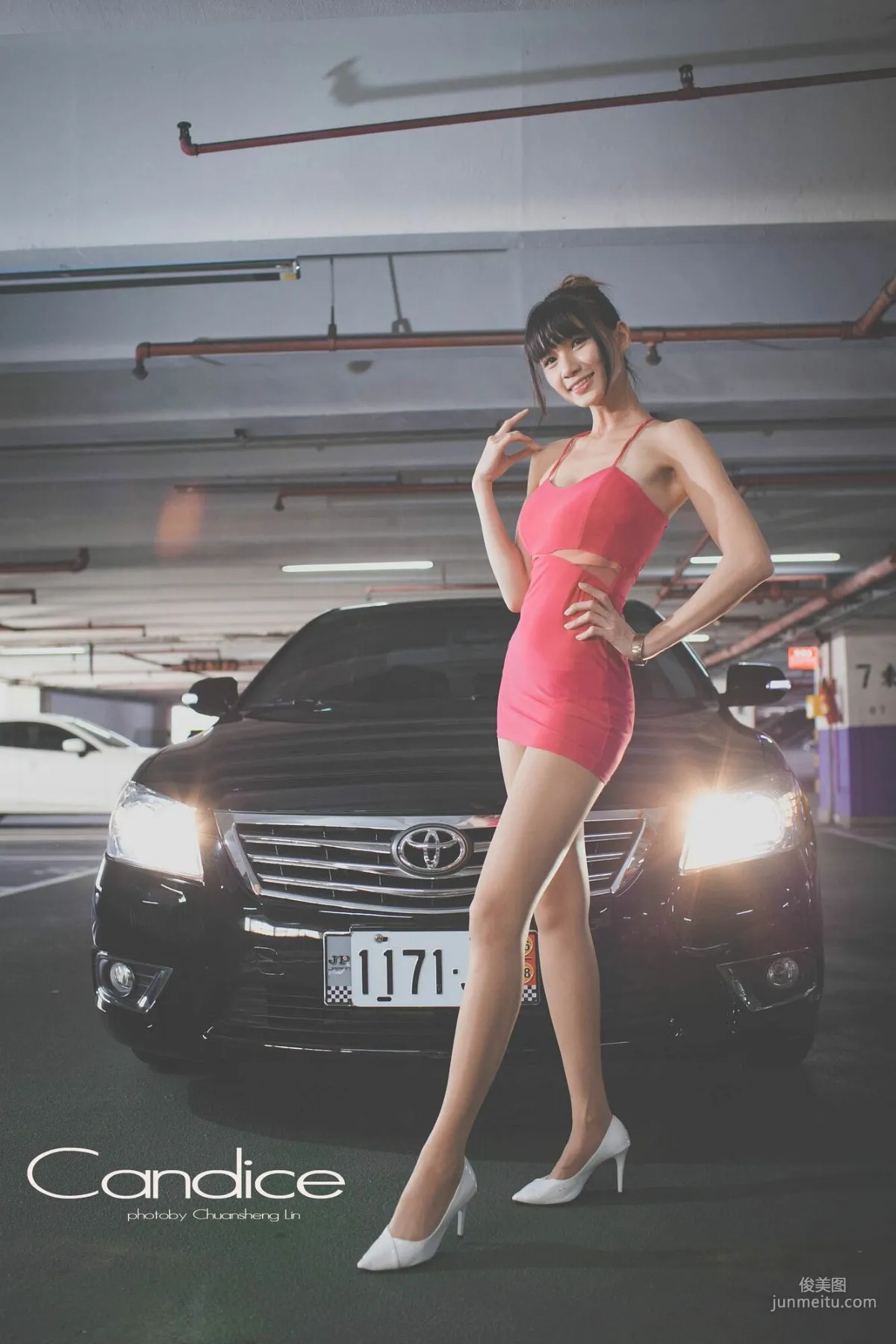 [台灣嫩模] 蔡譯心Candice《車外拍》 寫真集 4