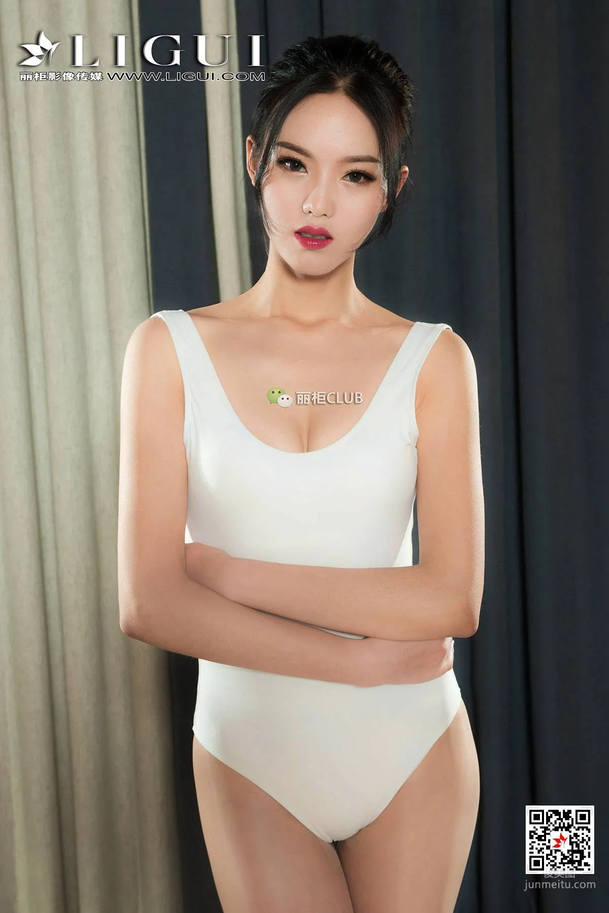 腿模敏兒《高叉美絲》 [麗櫃LIGUI] 絲襪美腿 寫真集 33