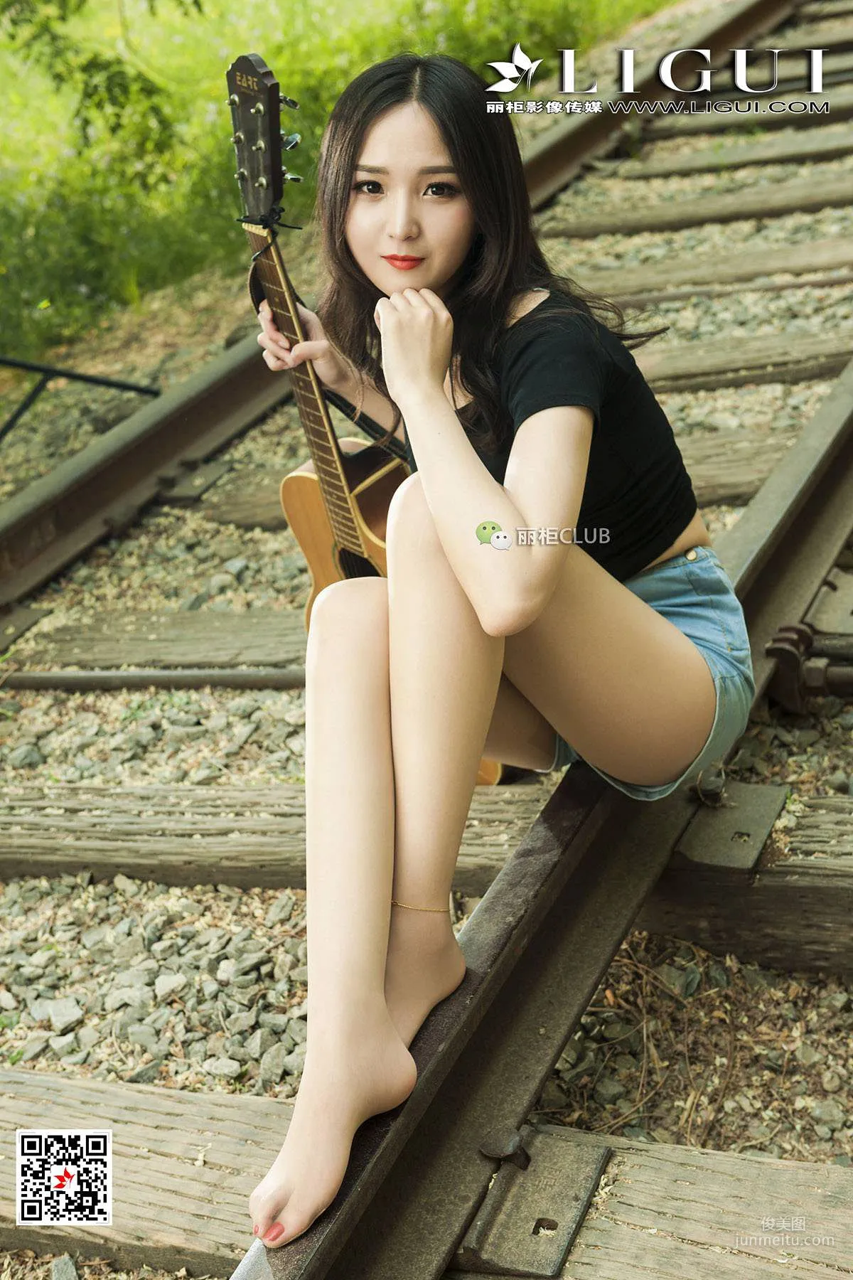 腿模小戈《文藝絲足少女》 [麗櫃LIGUI] 美腿絲足 寫真集 50