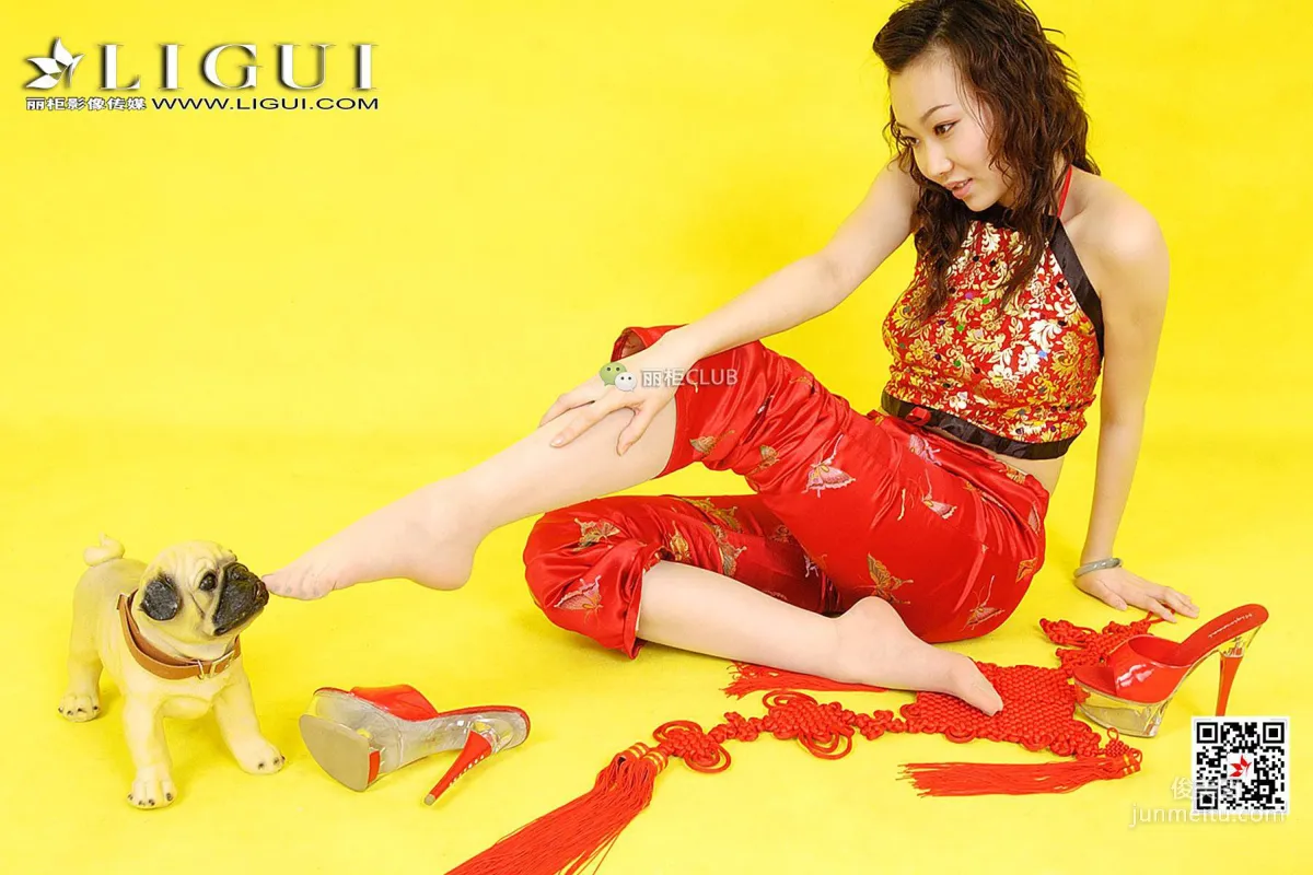 璐璐《新春絲足》 [麗櫃LIGUI] 網絡麗人 寫真集 33