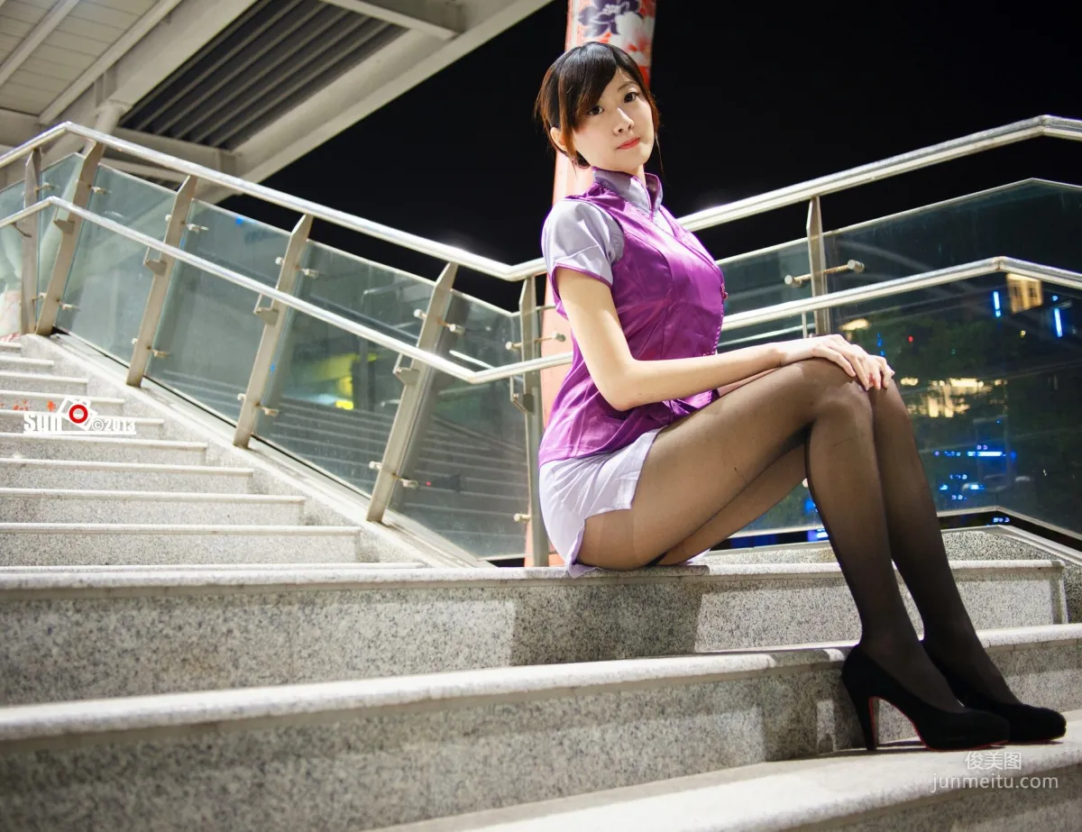[台灣女神] 林茉晶 - 哈雷女警與空姐 寫真集 43