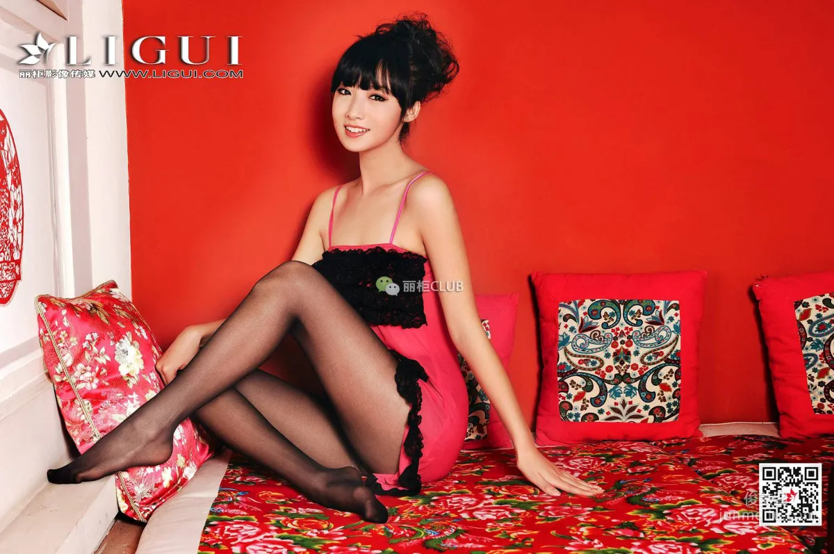 腿模劉鑰《古典美絲》 [麗櫃LIGUI] 絲襪美腿 寫真集 31