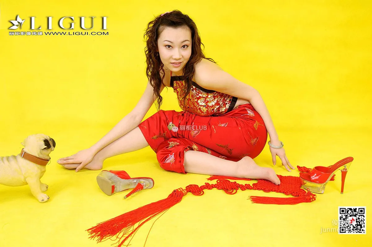 璐璐《新春絲足》 [麗櫃LIGUI] 網絡麗人 寫真集 12