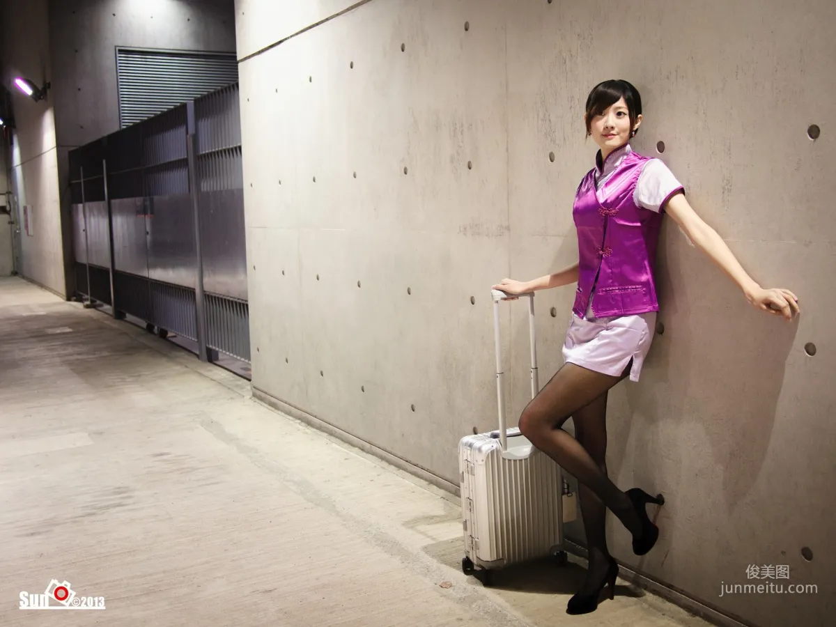 [台灣女神] 林茉晶 - 哈雷女警與空姐 寫真集 27