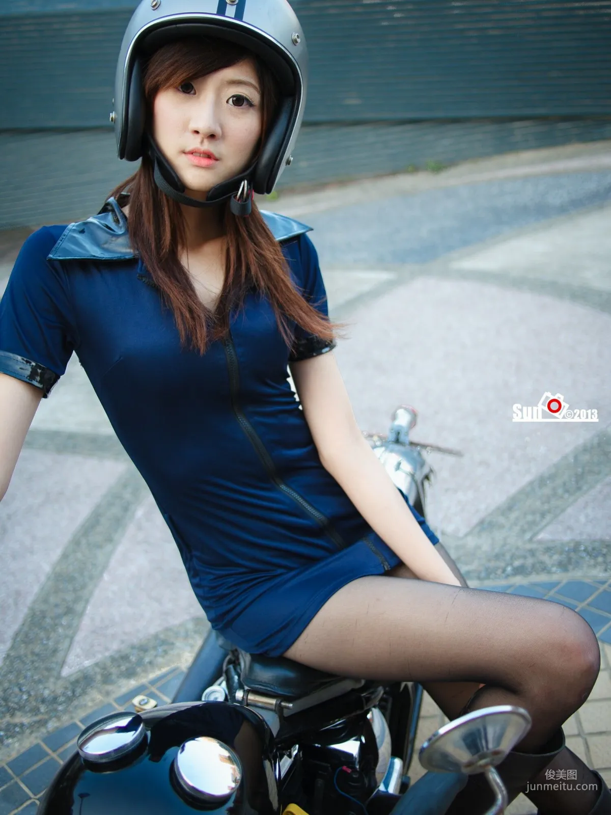 [台灣女神] 林茉晶 - 哈雷女警與空姐 寫真集 16
