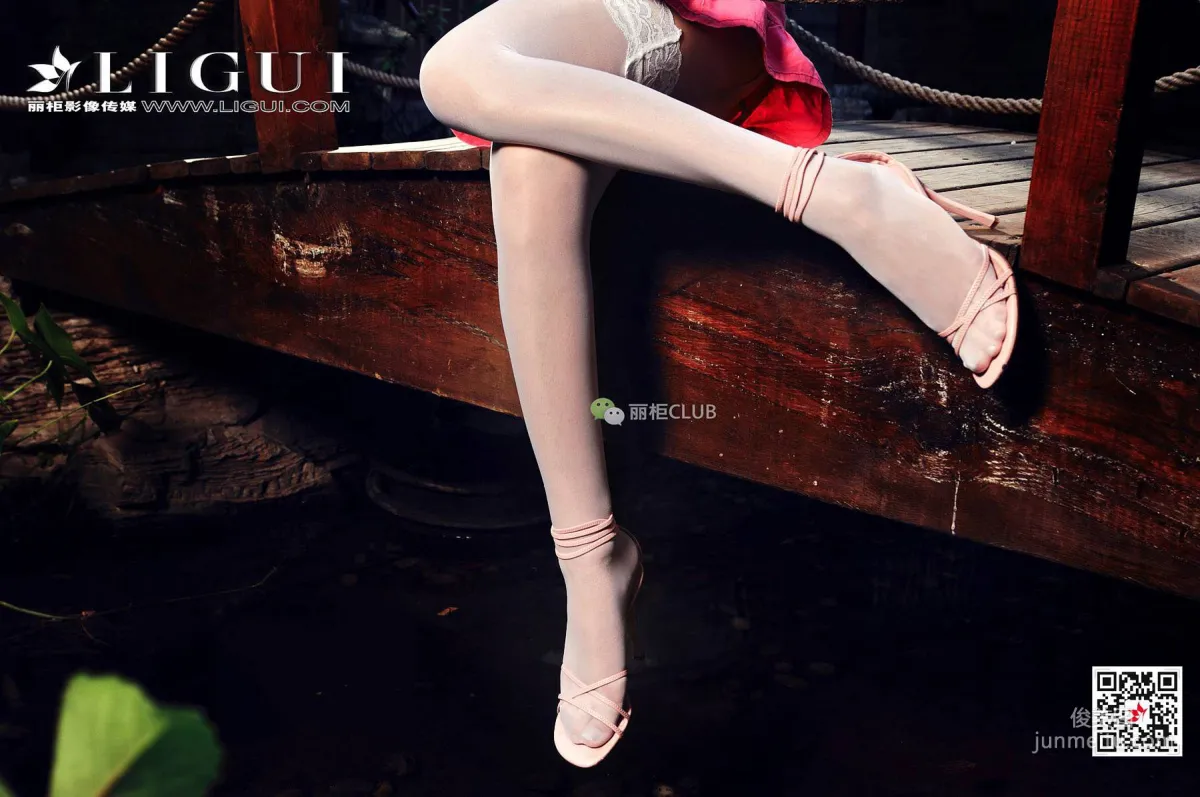 腿模劉鑰《古典美絲》 [麗櫃LIGUI] 絲襪美腿 寫真集 30