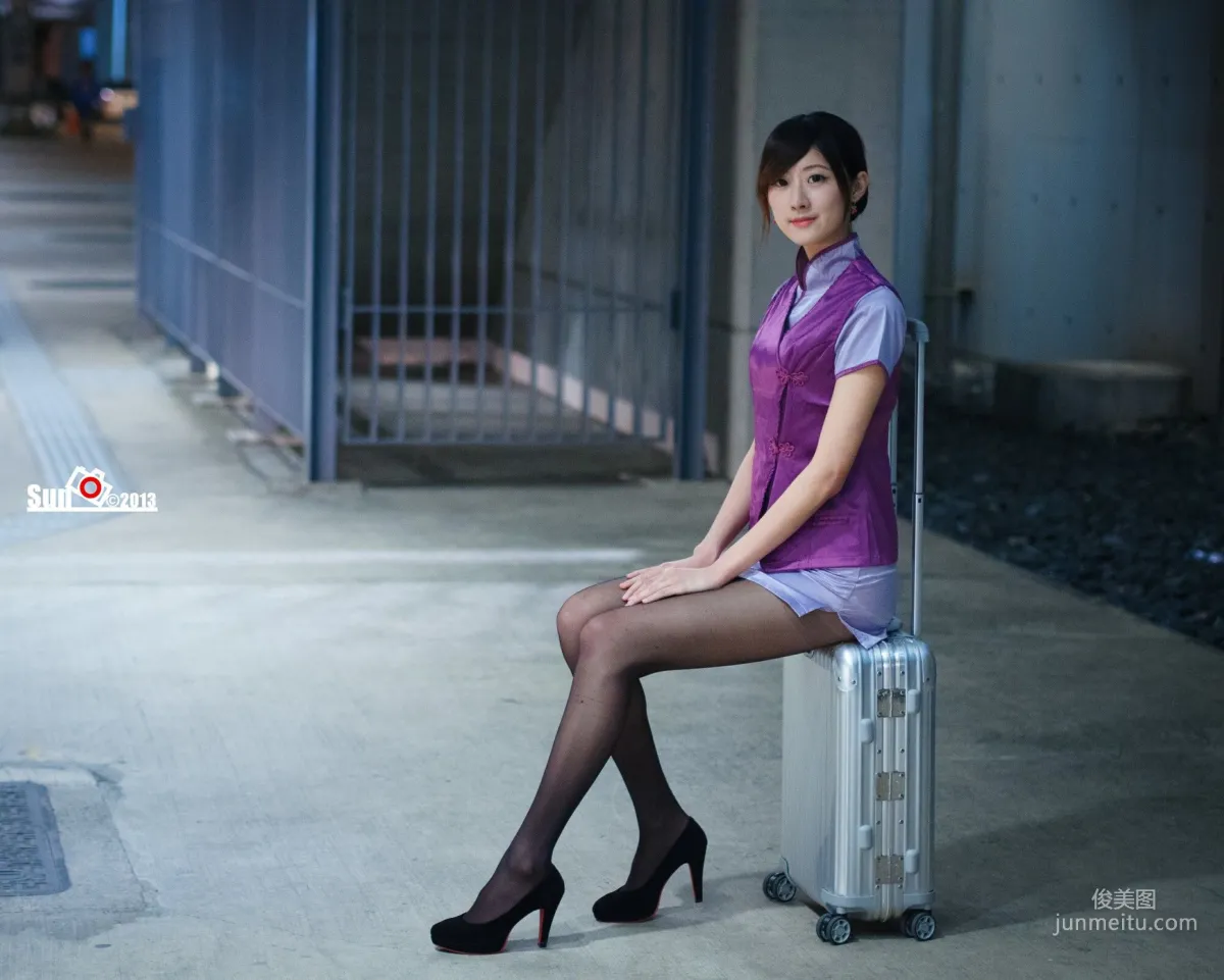 [台灣女神] 林茉晶 - 哈雷女警與空姐 寫真集 23