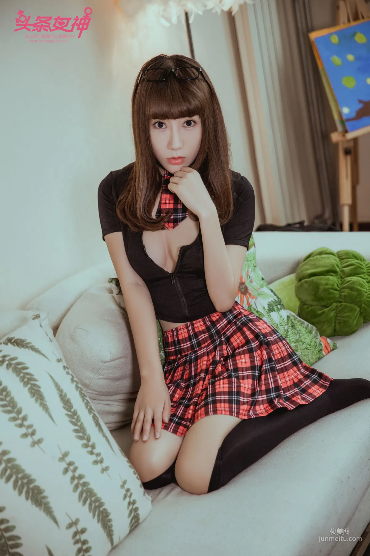 夏笑笑《兼職學妹》 [頭條女神Toutiaogirls] 寫真集 11