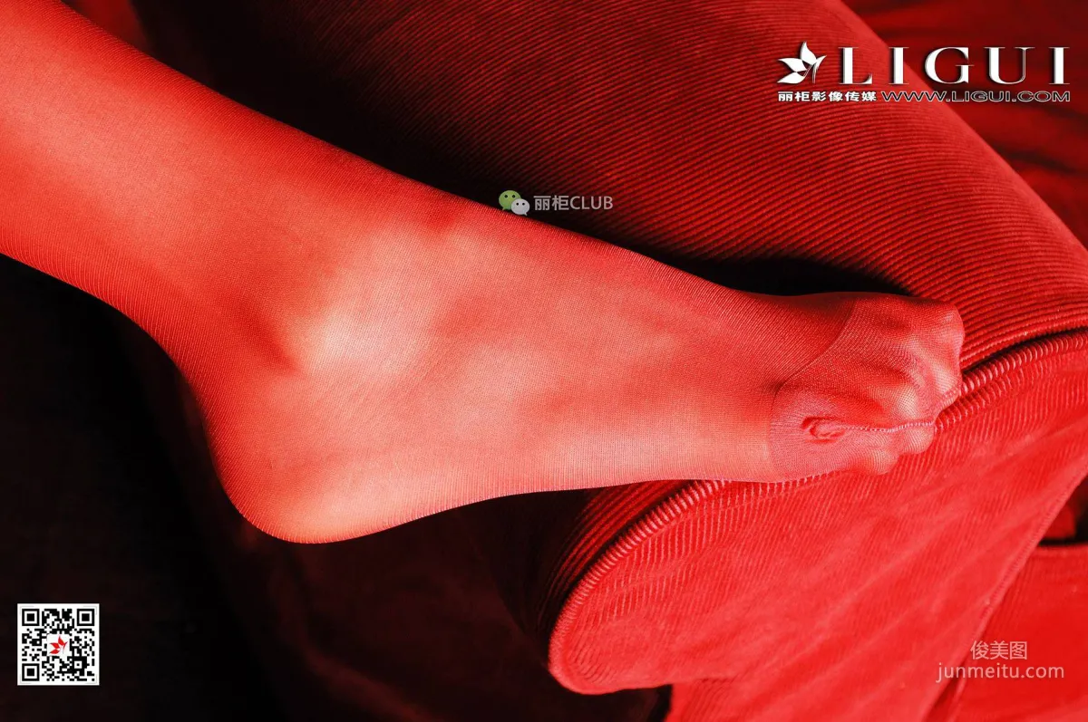 腿模黃芬《優雅的絲襪》 [麗櫃LIGUI] 網絡麗人 寫真集 37