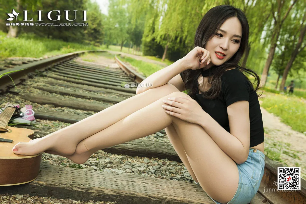 腿模小戈《文藝絲足少女》 [麗櫃LIGUI] 美腿絲足 寫真集 46