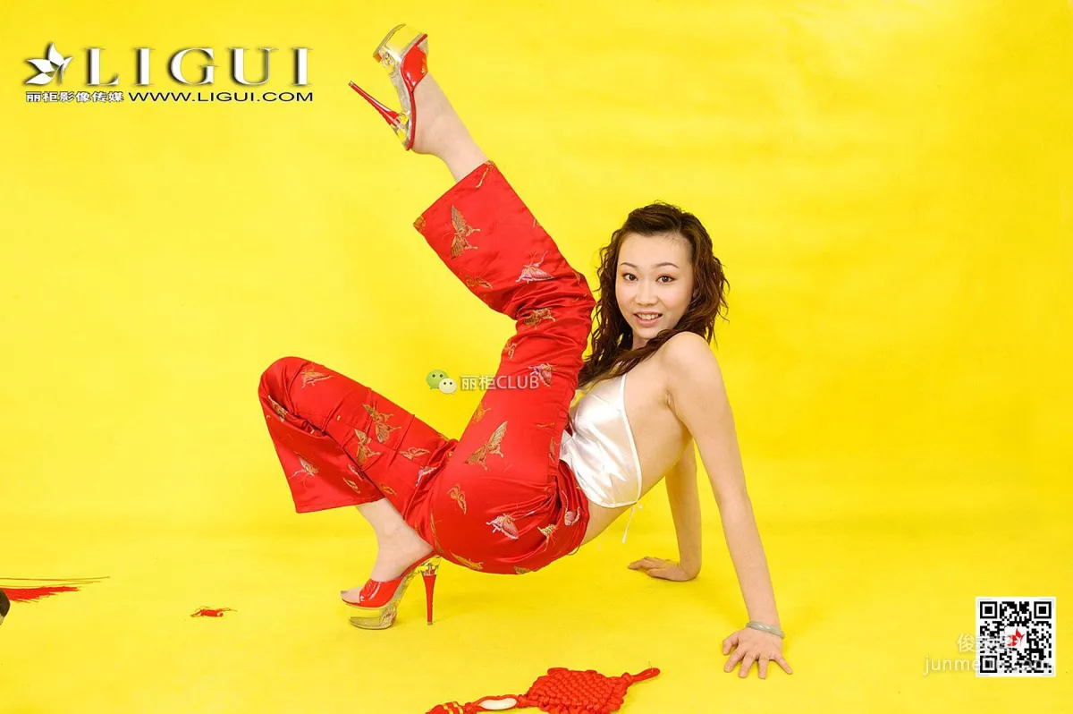 璐璐《新春絲足》 [麗櫃LIGUI] 網絡麗人 寫真集 17