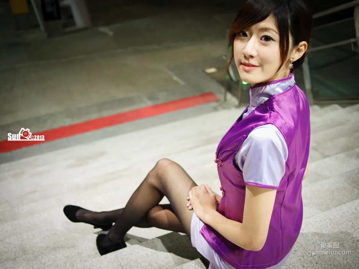 [台灣女神] 林茉晶 - 哈雷女警與空姐 寫真集 37