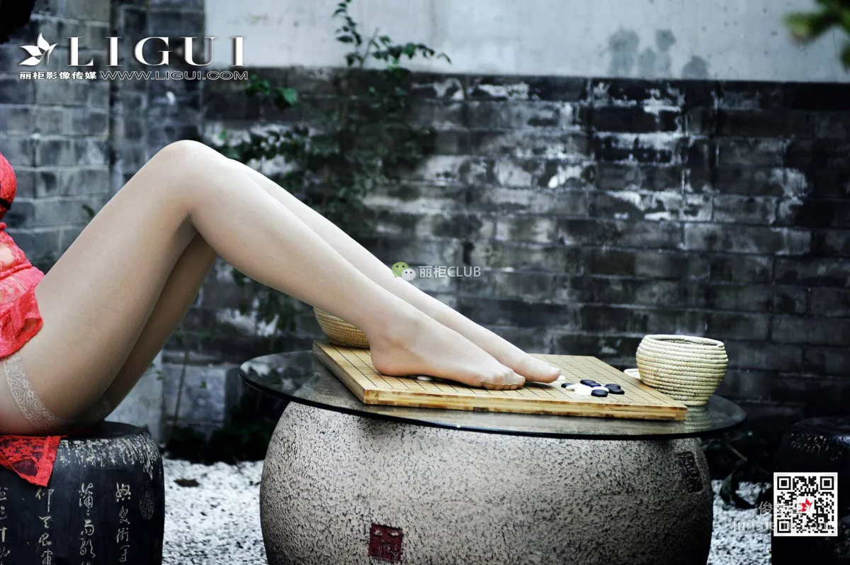 腿模劉鑰《古典美絲》 [麗櫃LIGUI] 絲襪美腿 寫真集 67